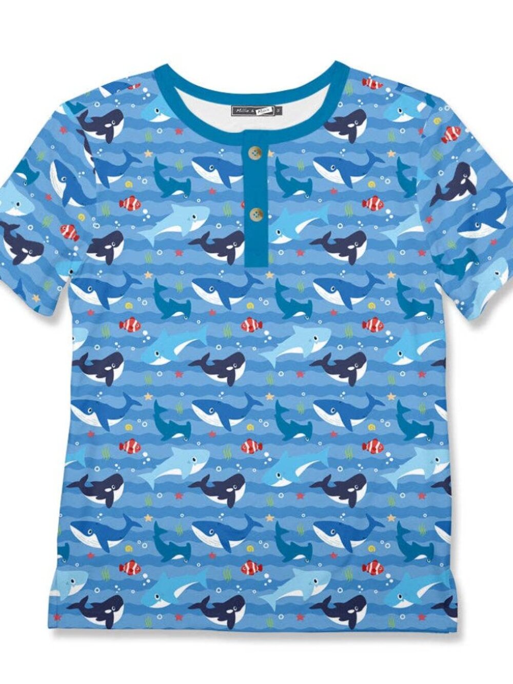 Get ready for adventure with the Lion's Play Short Sleeve Bamboo Tee from Charli